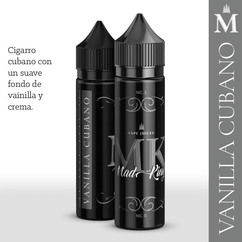 Líquido Mad King Vainilla Cubano 60ml