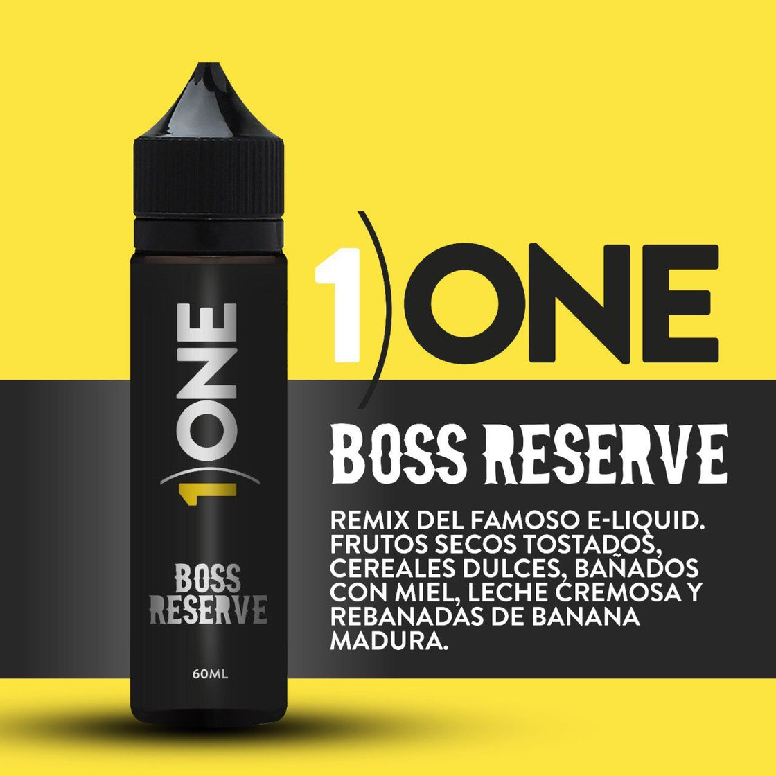 Líquido One Boss Reserve 60ml - Tienda Vapor