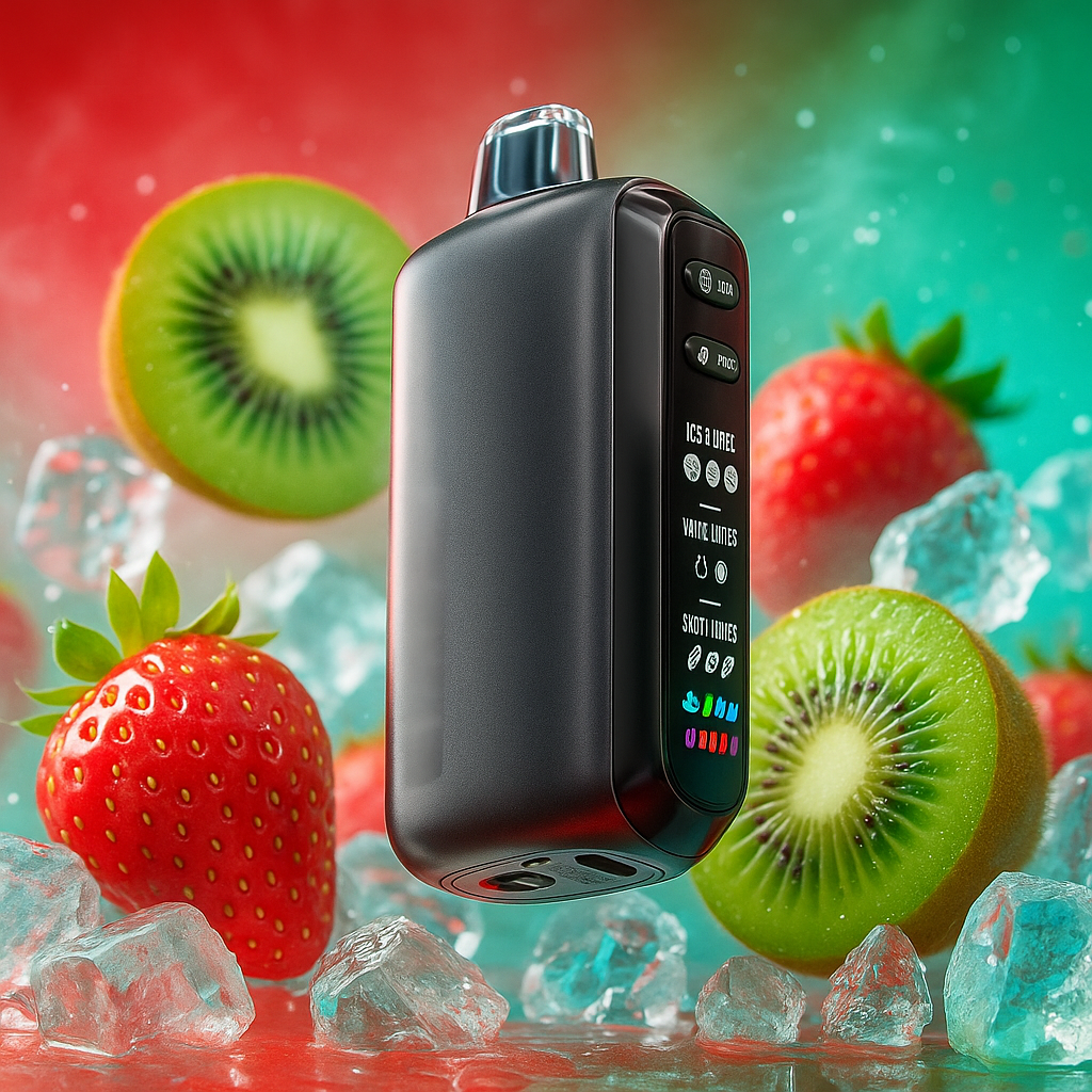 Pod descartable Nikbar Triple Chill 40000 Puffs Strawberry Kiwi