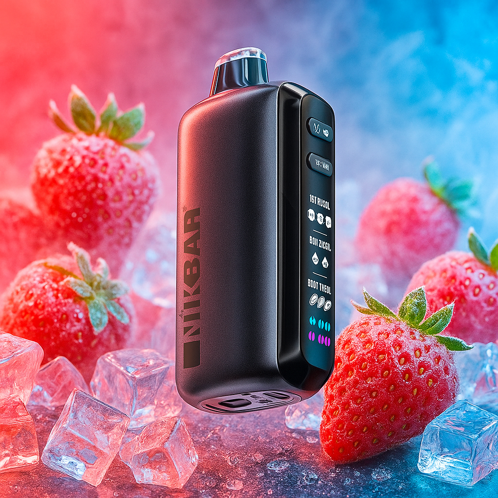 Pod descartable Nikbar Triple Chill 40000 Puffs Strawberry Ice