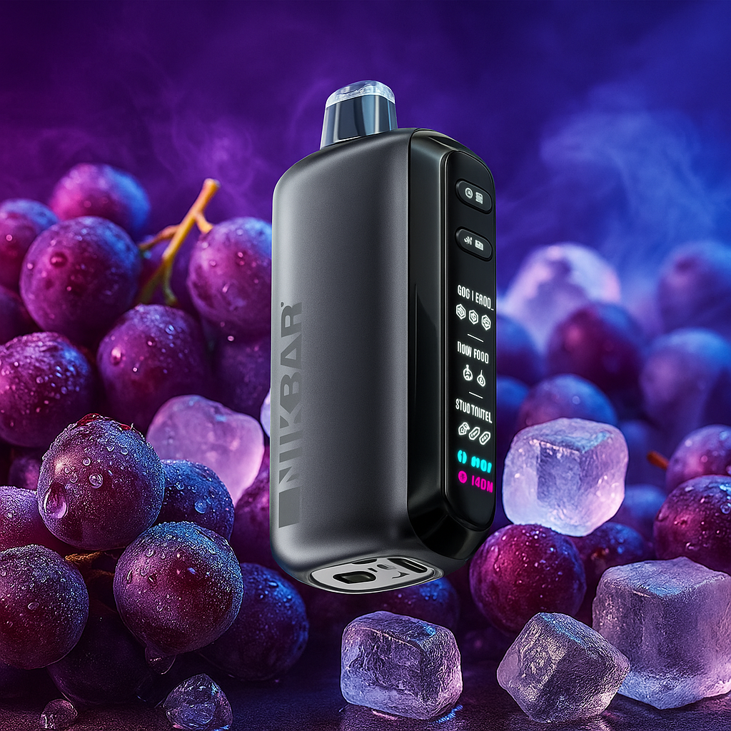 Pod descartable Nikbar Triple Chill 40000 Puffs Grape Ice