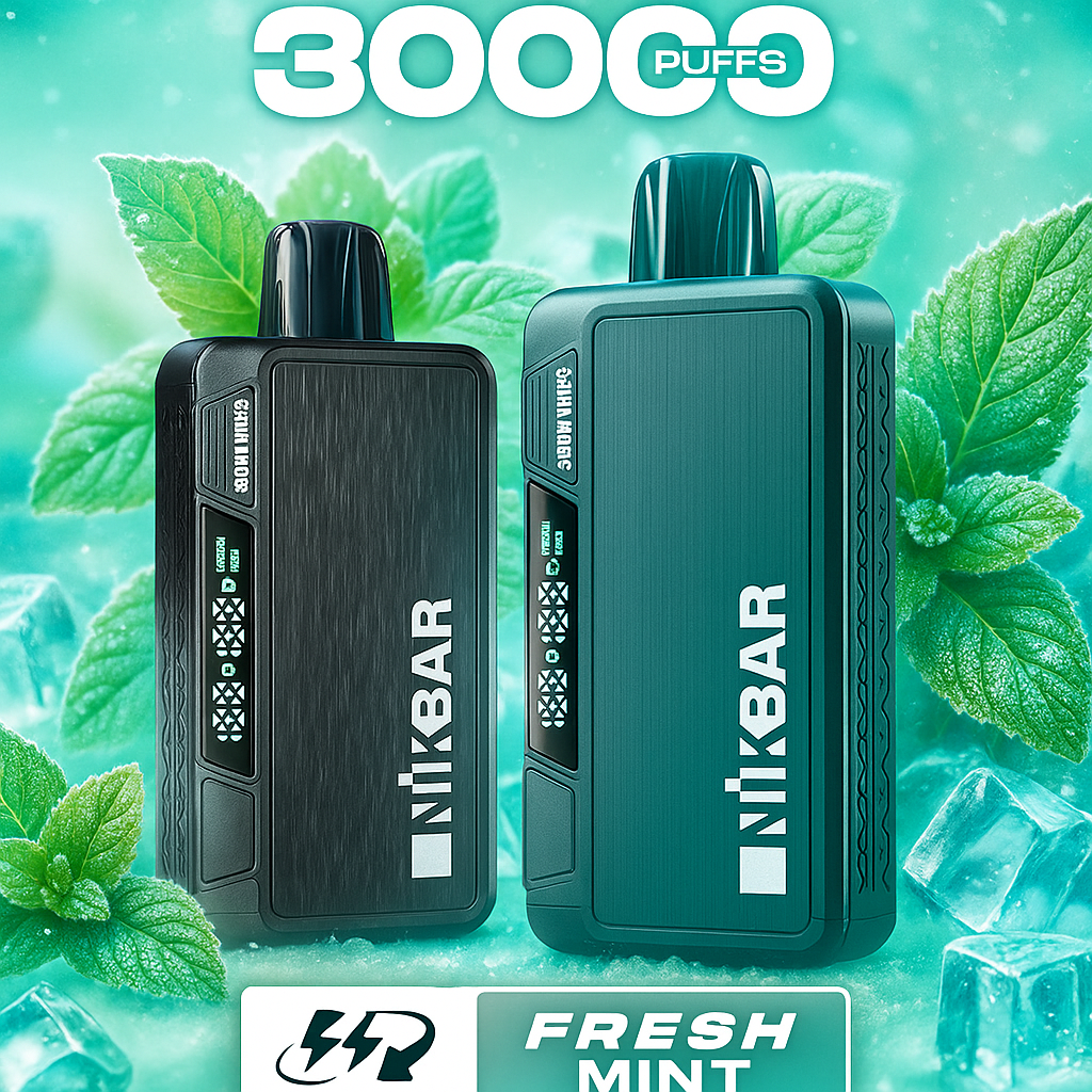 Pod descartable Nikbar 30000 Puffs Fresh Mint