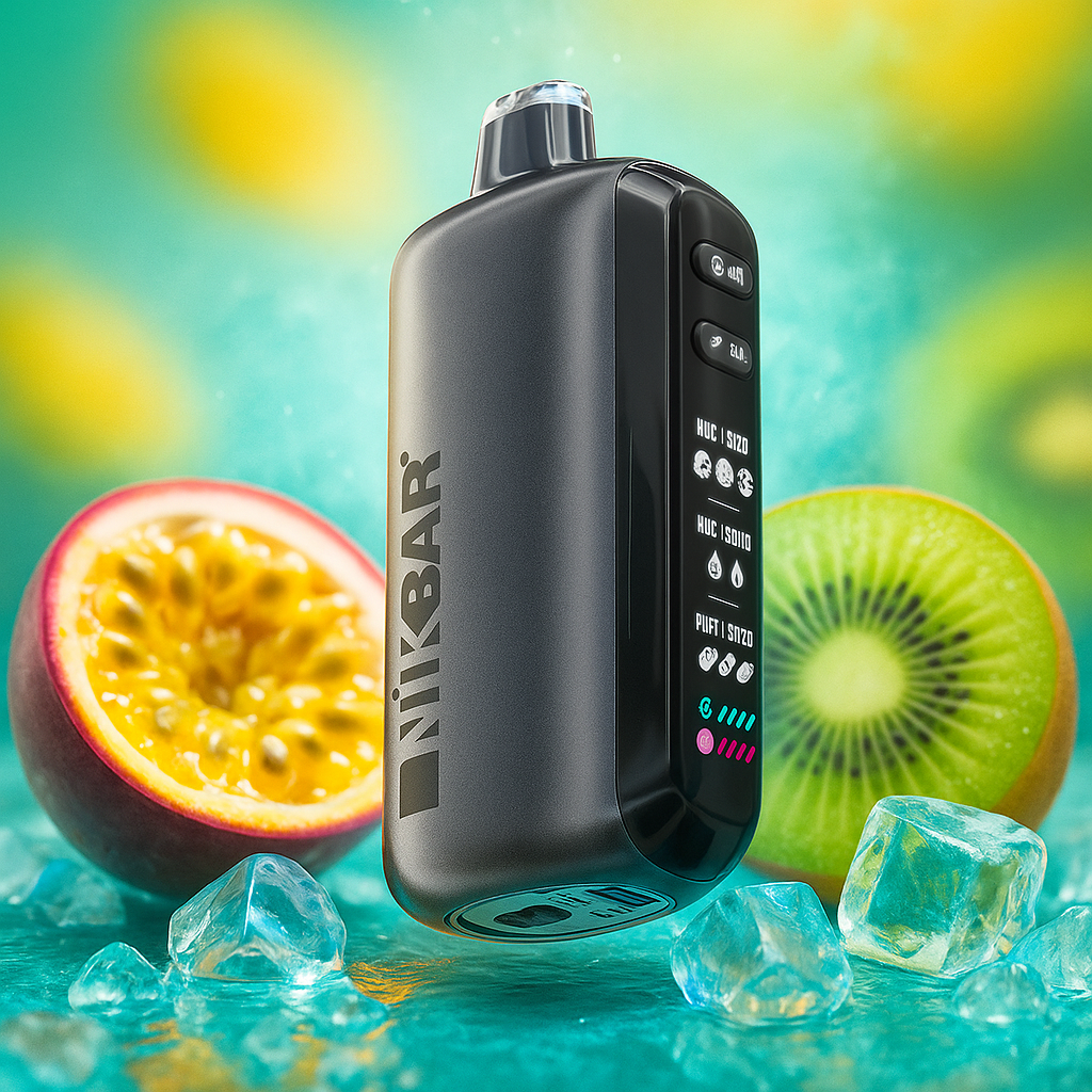 Pod descartable Nikbar Triple Chill 40000 Puffs Passion Fruit Sour Kiwi