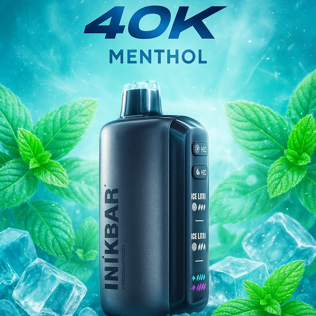 Pod descartable Nikbar Ice Baby 40000 Puffs Menthol