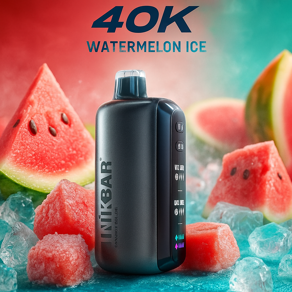 Pod descartable Nikbar Ice Baby 40000 Puffs Watermelon Ice