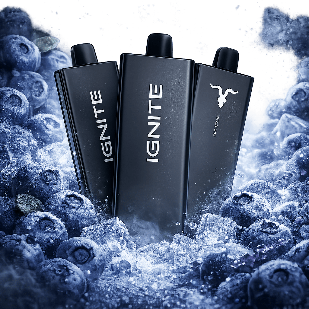 Pod descartable Ignite V55 Ultra Thin 5500 Puffs Blueberry Ice - Tienda Vapor