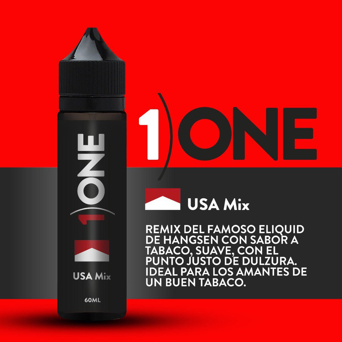 Líquido One  Usa Mix 60ml - Tienda Vapor
