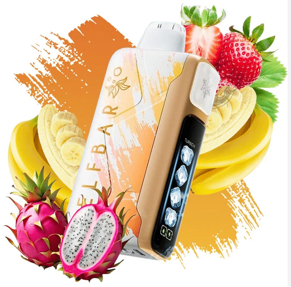 Pod descartable ElfBar Ice King 40000 Puffs Dragon Strawnana - Tienda Vapor