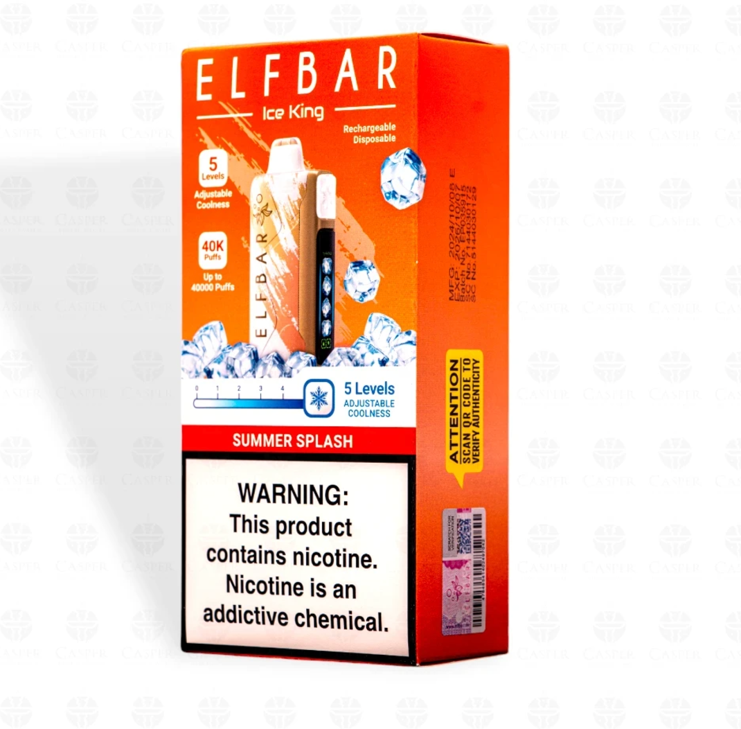 Pod descartable ElfBar Ice King 40000 Puffs Summer Splash - Tienda Vapor