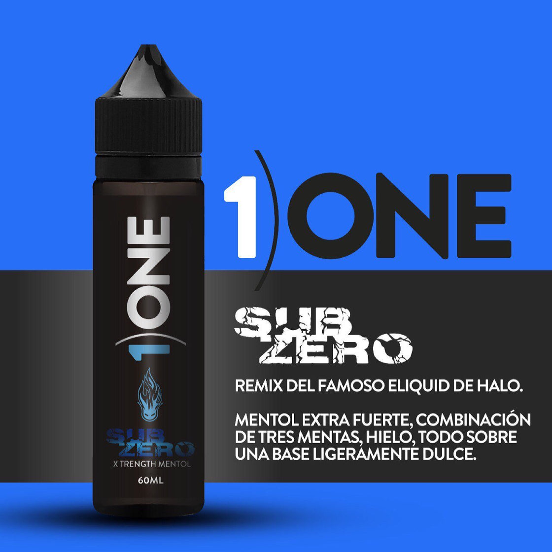 Líquido One Sub Zero 60ml - Tienda Vapor
