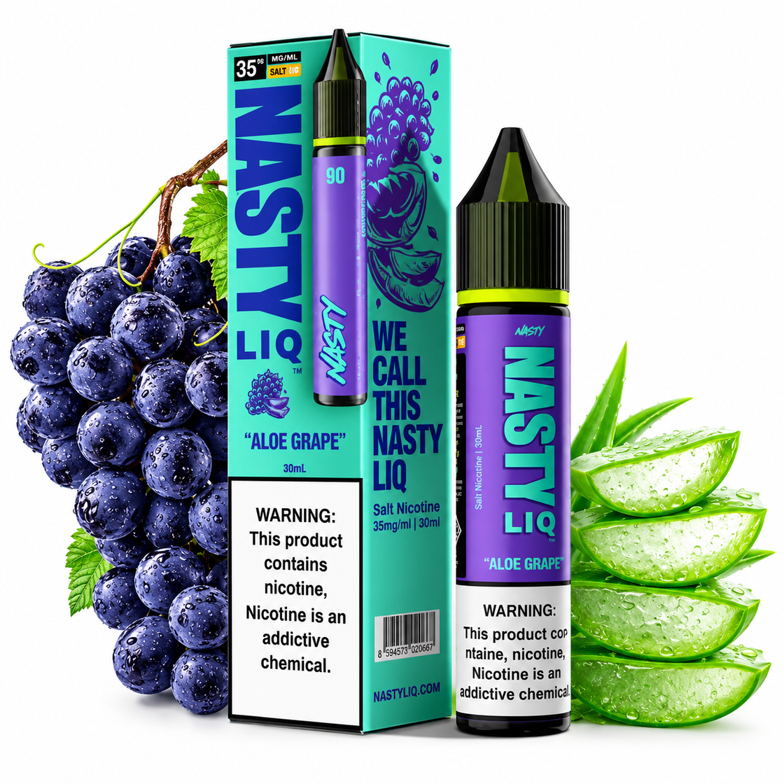 Liquido Nasty Salt Nic New Aloe Grape 30ml