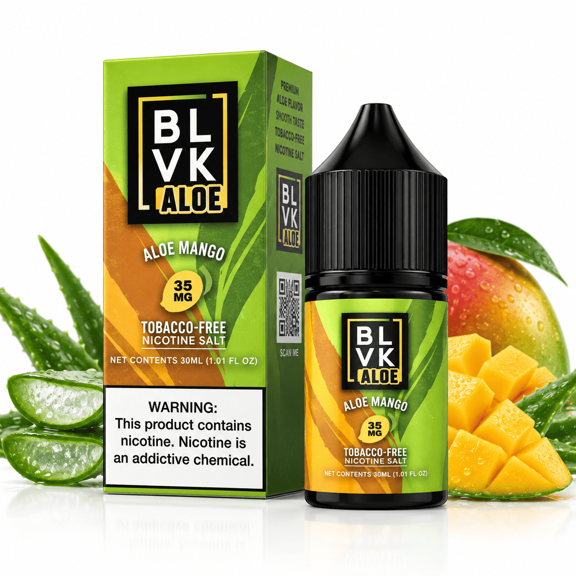 Líquido BLVK Salt Nic Aloe Mango Ice 30ml - Tienda Vapor