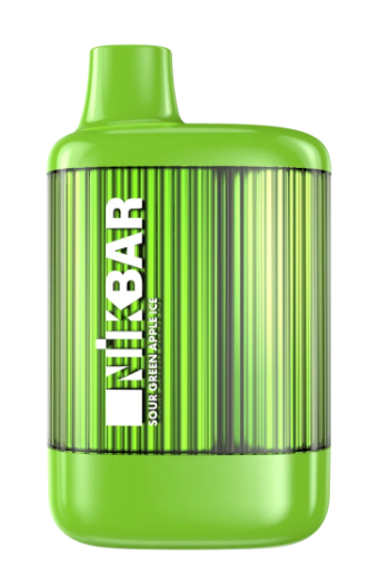 Pod descartable Nikbar Manzana Ice 8000 puffs - Tienda Vapor