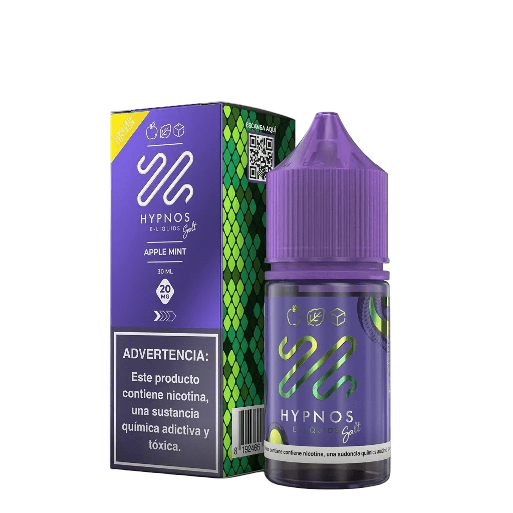 Líquido Hypnos Salt Nic Apple Mint 30ml - Tienda Vapor