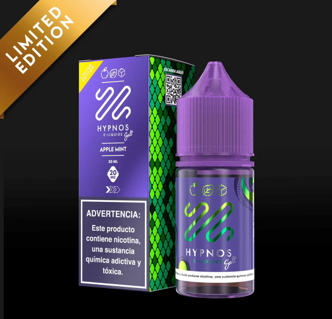 Líquido Hypnos Salt Nic Apple Mint 30ml - Tienda Vapor