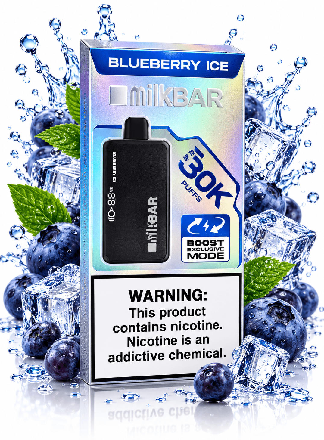 Pod descartable Nikbar 30000 Puffs Blueberry Ice