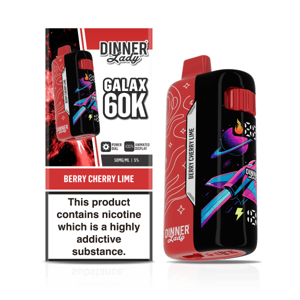 Pod descartable Dinner Lady Galax 60K Berry Cherry Lime - Tienda Vapor