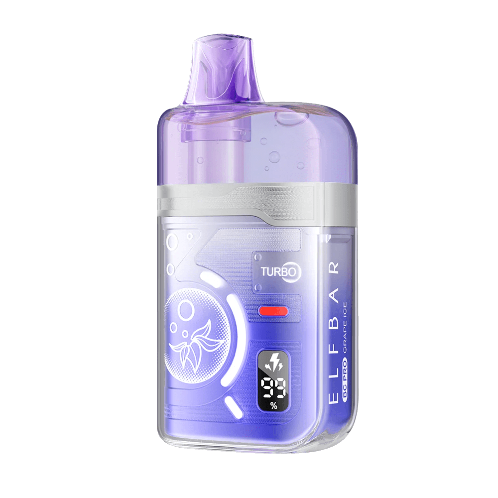 Pod descartable Elfbar BC PRO 45000 Puffs Grape Ice - Tienda Vapor