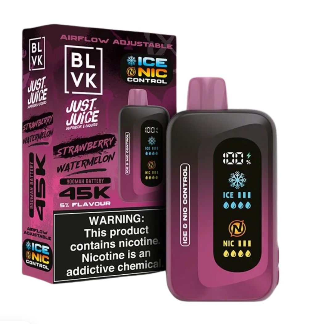 Pod descartable BLVK Just Juice 45000 puffs Strawberry Watermelon
