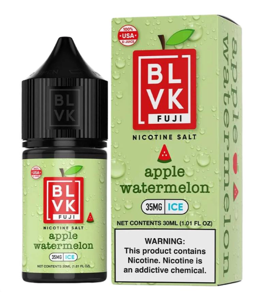 Líquido BLVK Salt Nic Fuji Apple Watermelon 30ml - Tienda Vapor