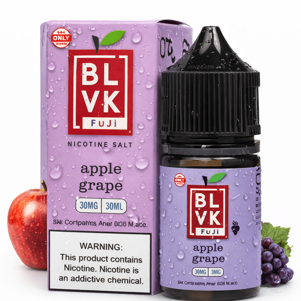 Líquido BLVK Salt Nic Fuji Apple Grape 30ml - Tienda Vapor