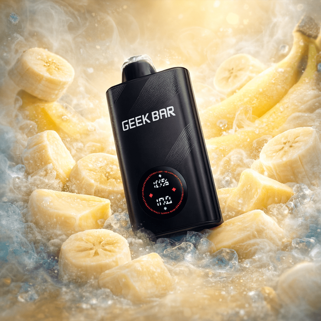 elf bar vape uk Banana Ice Cream Geek Bar Pulse Disposable Vape 15000 main image 0