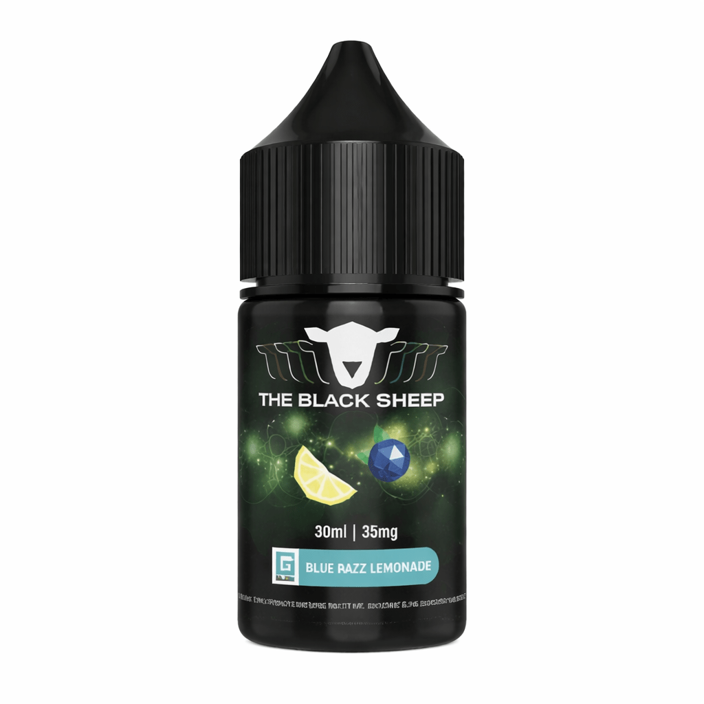 Líquido Black Sheep Salt Nic Blue Razz Lemonade 30ml - Tienda Vapor