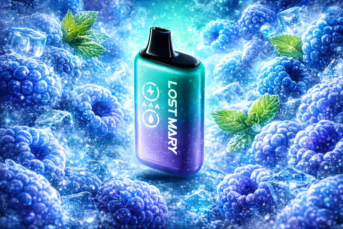Pod descartable Lost Mary Dura 35K Blue Razz Ice