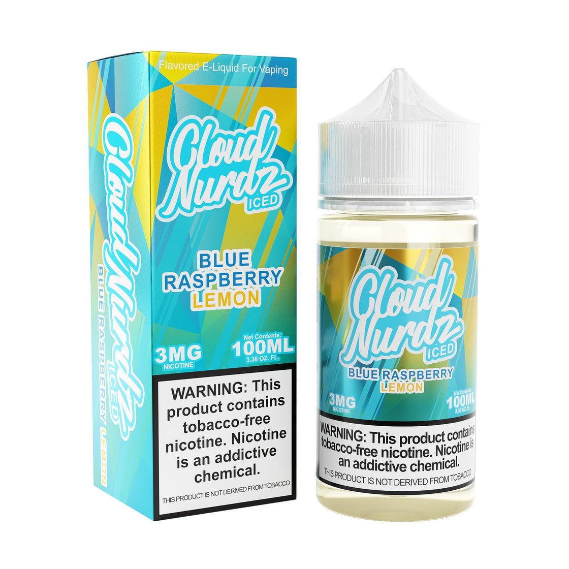 Liquido Cloud Nurdz Iced Blue Raspberry Lemon 100ml - Tienda Vapor