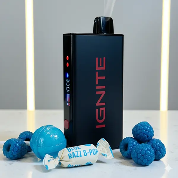 Pod descartable Ignite V400 Sweet Blue Razz B-Pop - Tienda Vapor