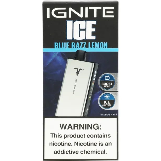 Pod descartable Ignite V400 40000 puffs Ice Blue Razz Lemon