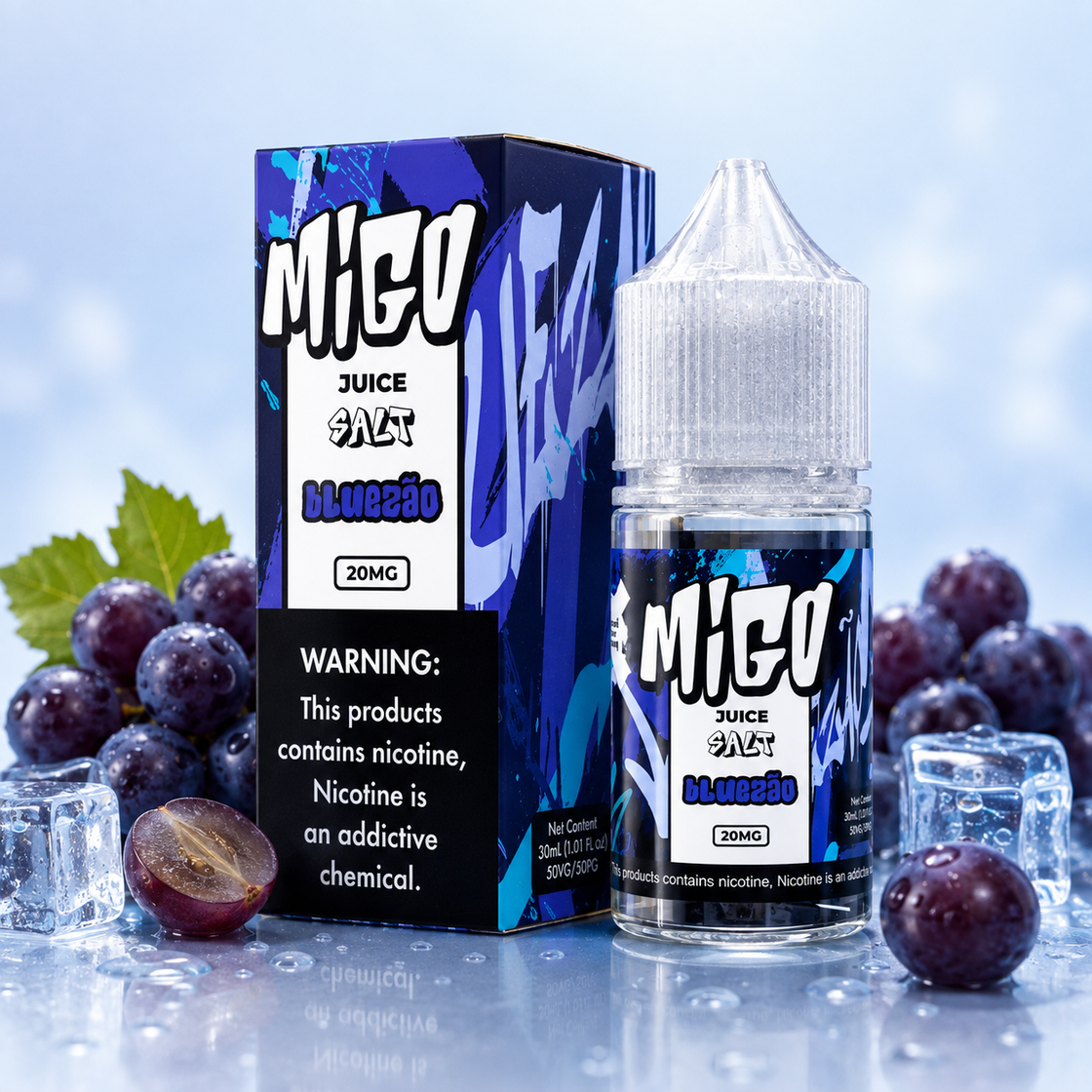 Liquido Migo Salt Nic Bluezao 30ml