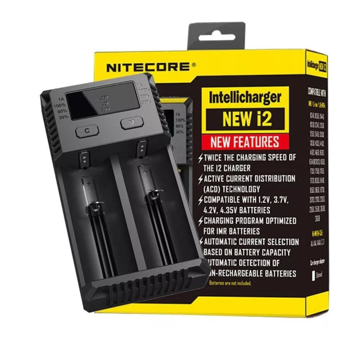 Cargador Nitecore I2 - Tienda Vapor