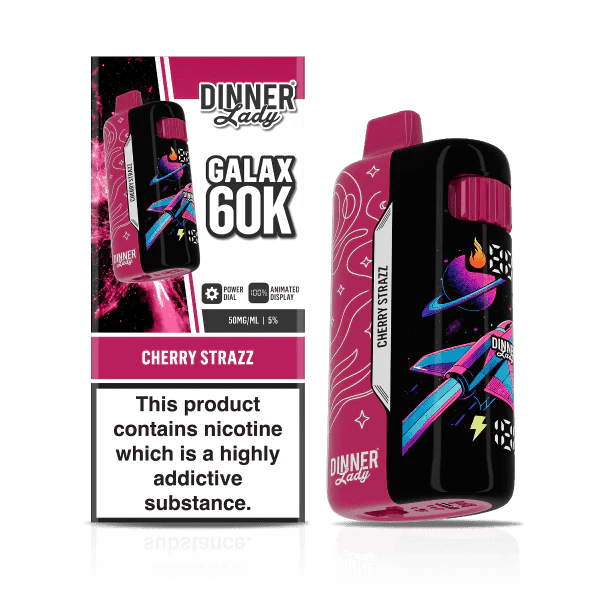 Pod descartable Dinner Lady Galax 60K Cherry Strazz - Tienda Vapor
