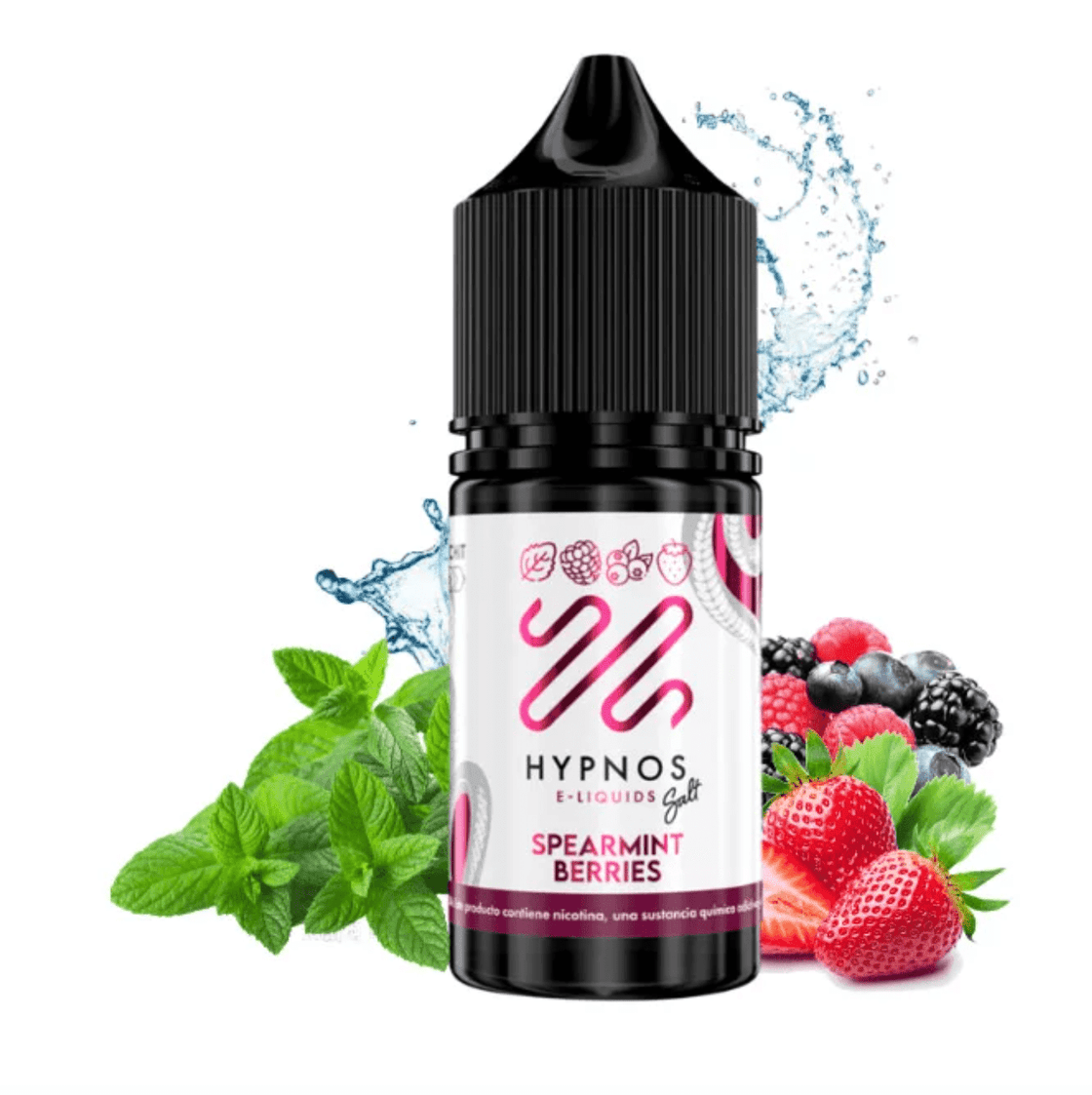Líquido Hypnos Salt Nic Spearmint Berries 30ml - Tienda Vapor