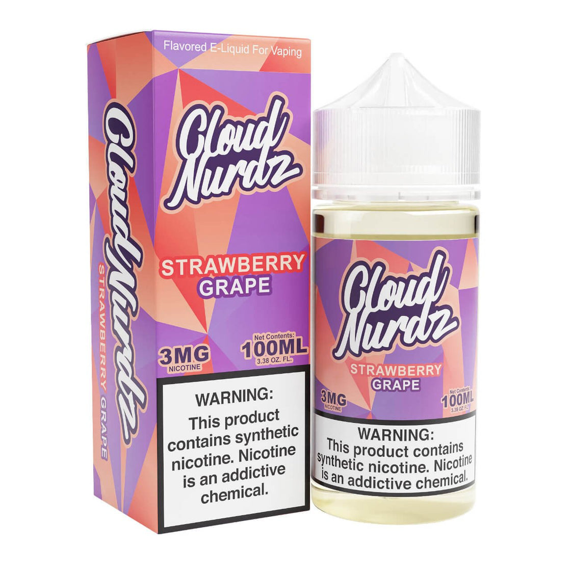 Liquido Cloud Nurdz Grape Strawberry 100ml - Tienda Vapor