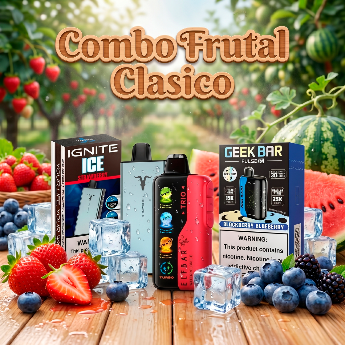 Combo Frutal Clásico - Tienda Vapor