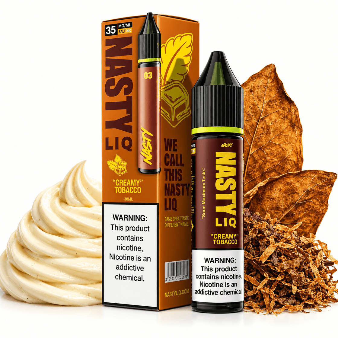Liquido Nasty Salt Nic New Creamy Tobacco 30ml - Tienda Vapor