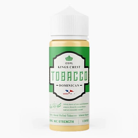 Líquido King´s Crest Dominican Tabaco 120ml - Tienda Vapor