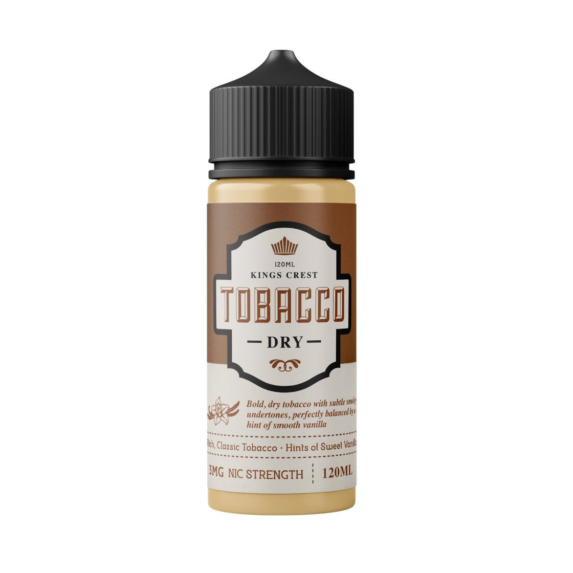 Líquido King´s Crest DRY Tabaco 120ml - Tienda Vapor