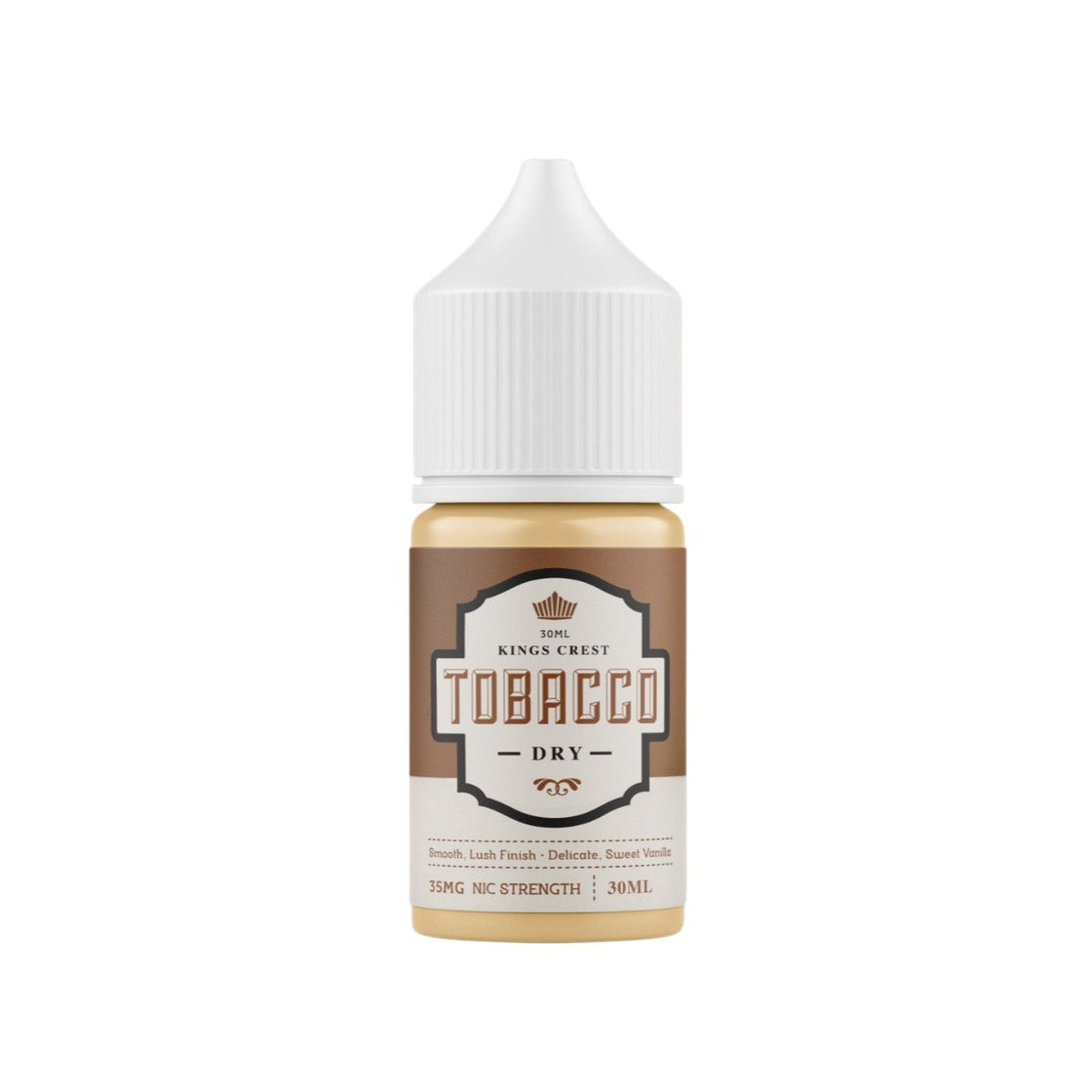 Líquido King´s Crest Salt Nic DRY Tabaco 30ml - Tienda Vapor