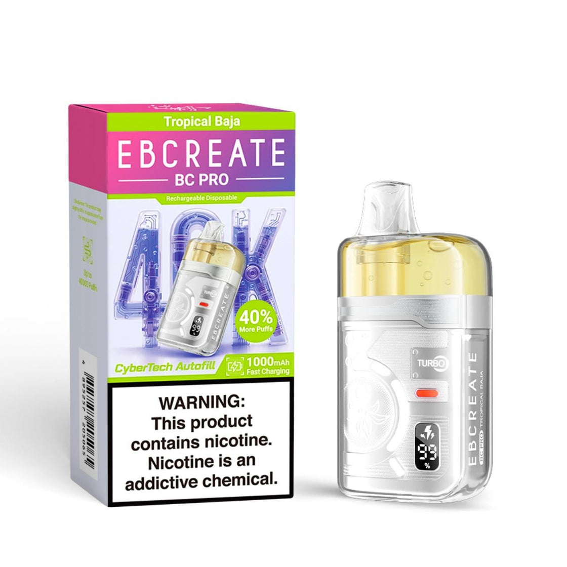 Pod Descartable Elfbar EBCreate 40K Tropical Baja - Tienda Vapor