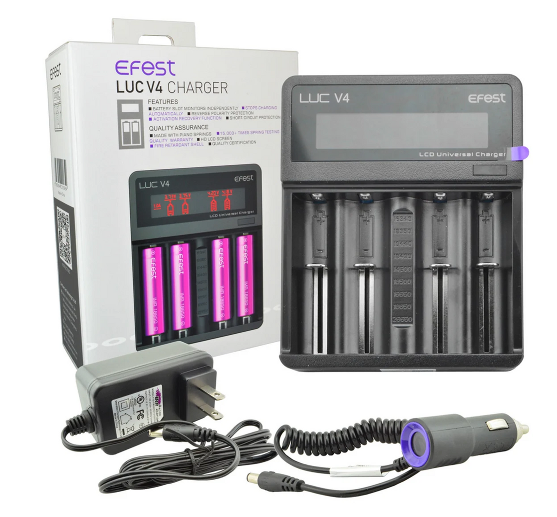 Cargador  Efest LUC V4 - Tienda Vapor