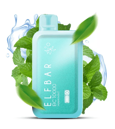 Pod descartable ElfBar Miami Mint BC10000 Puffs - Tienda Vapor