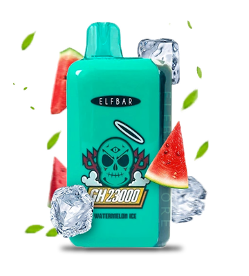 Pod descartable ElfBar Watermelon Ice GH23000 Puffs - Tienda Vapor