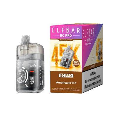 Pod descartable Elfbar BC PRO 45000 Puffs Americano Ice