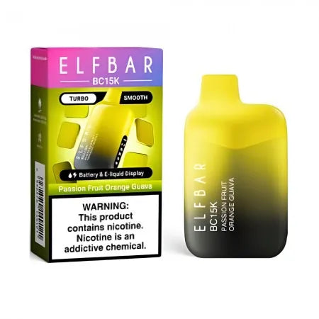 Pod descartalbe Elfbar BC15000 Passion Fruit Orange Guava