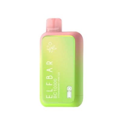 Pod descartable ElfBar Strawberry Kiwi Ice BC10000 Puffs - Tienda Vapor
