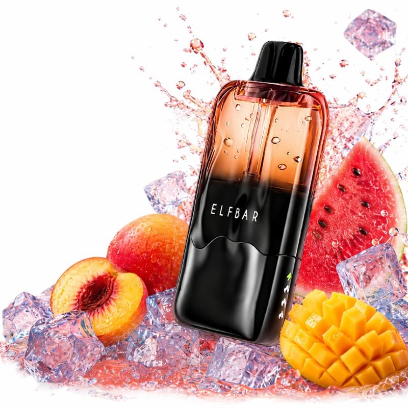Pod descartable Elfbar Duke Peach Mango Watermelon 35K - Tienda Vapor