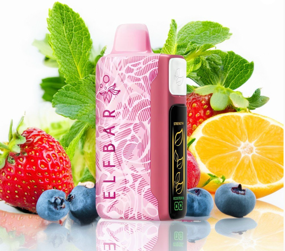 Pod descartable ElfBar Nicot King 40000 Puffs Mixed Berries Tea - Tienda Vapor